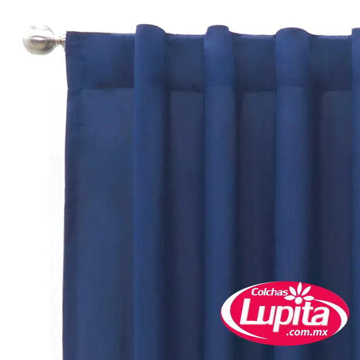 CORTINAS VIASOFT LARGA MARINO (Vianney Hogar)