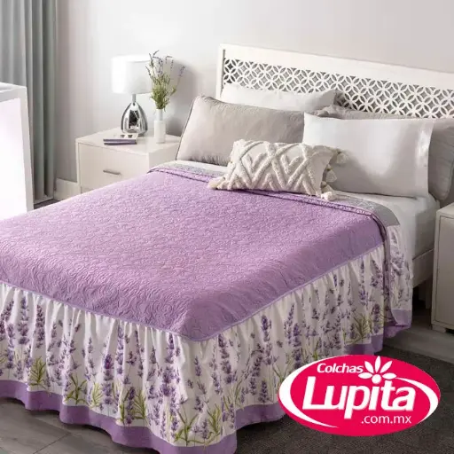 [000865030006] COLCHA MAT LAVANDA (Vianney 24)