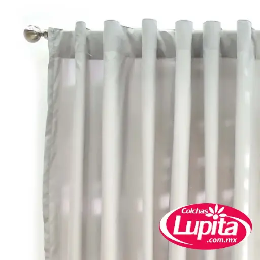 [000640010001] CORTINAS VIASOFT CORTA GRIS (Vianney Hogar)